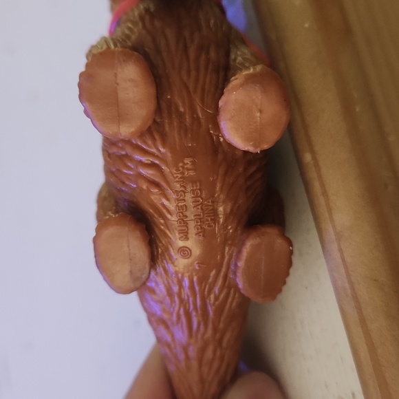 1980s Muppets Applause Sesame Street Characters Snuffleupagus with Hat PVC Toy F - Picture 4 of 4